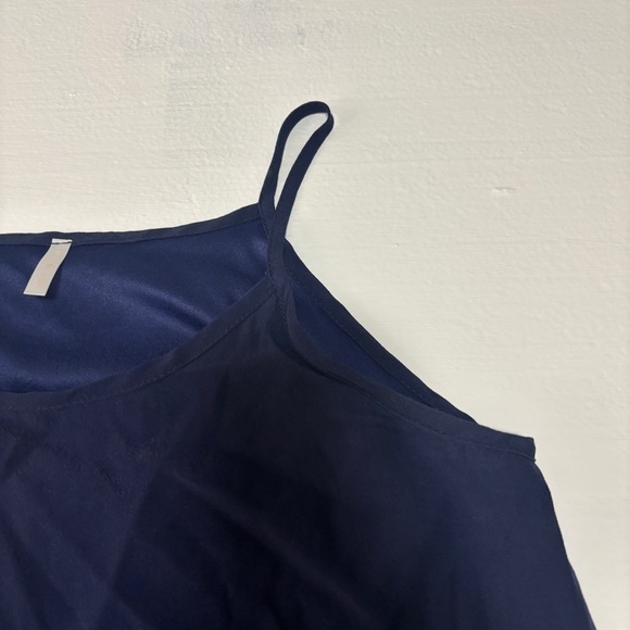 Pinkblush Maternity Navy Blue Swing Sleeveless Mini Dress - Picture 3 of 7